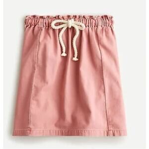 J.Crew Tie Waist Pull On Skirt in Weathered Rose